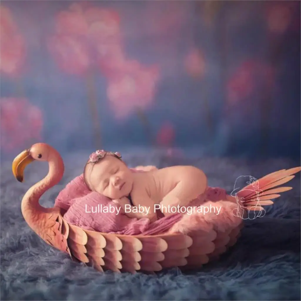 Newborn Photography Props Baby Posing Container Flamingo Owl Photography Container Infant Shoot Accessories Photography Prop