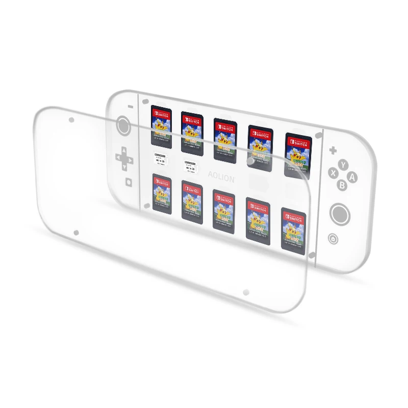 

Switch card box crystal transparent NS game card storage box 14-in-one acrylic magnetic card box
