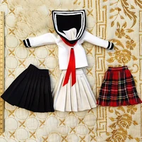 in stock 16 female figure figure clothes school uniform girls pleated skirt suits accessory model for 12 action figure body