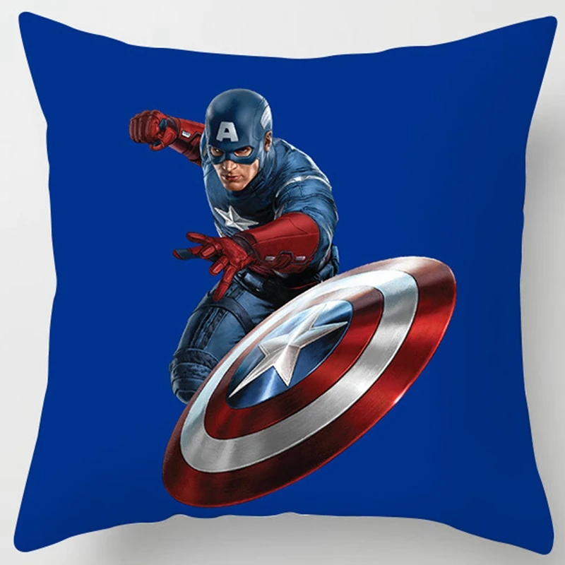 Мультфильм Аниме фильма Марвел Подушка супергероя крышка размером 45*45 см Человек
