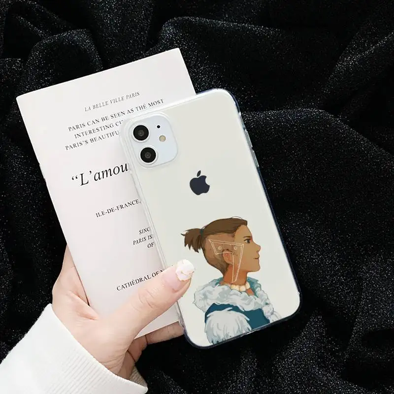 

Avatar the Last Airbender clear Phone Case Transparent for iPhone 6 7 8 11 12 s mini pro X XS XR MAX Plus cover funda shell
