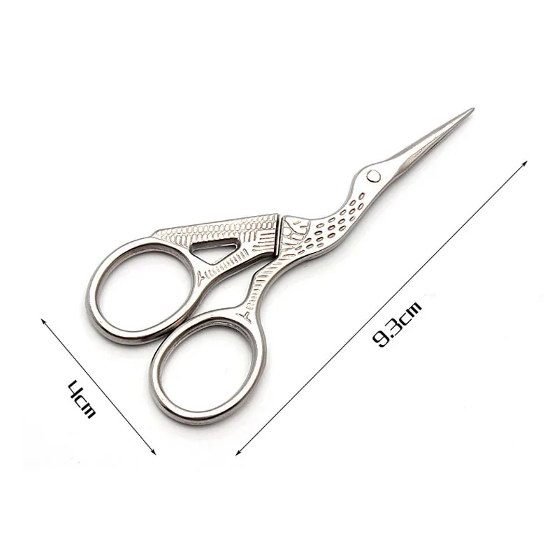 1 шт. цвета: золотистый СЕРЕБРИСТЫЙ старинные антикварные цапля в форме