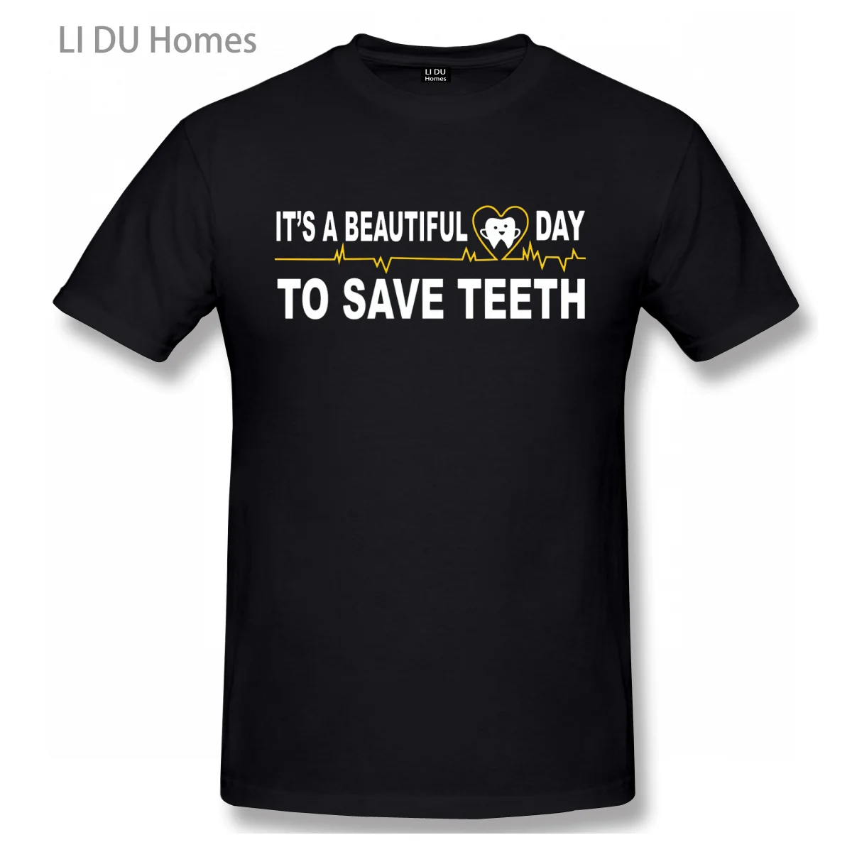 

Dentist It's A Beautiful Day To Save Teeth T Shirt Oversize Cotton Tshirts Short Sleeve Streetwear T-shirts Tee Tops