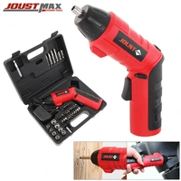 220v cordless rechargeable 4 8v folded handle electric drill screwdriver kit led 44pcs screw drill bits for drilling screwing