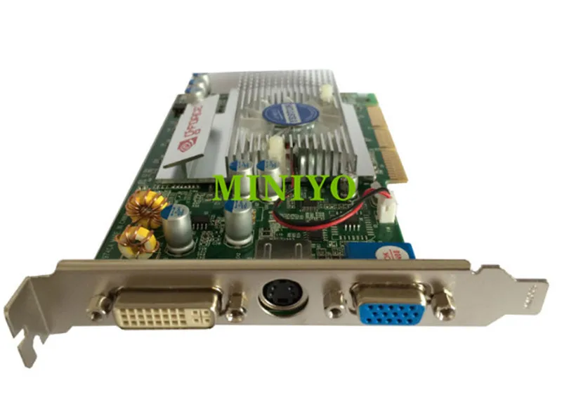Высококачественная видеокарта nVIDIA GeForce FX5500 FX5200 256M DDR AGP 4X 8X VGA + S VIDEO DVI|Органайзеры