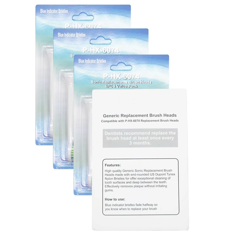 16 шт. сменные головки для электрической звуковой щетки подходят HX6730 HX6731 HX6732 HX6780