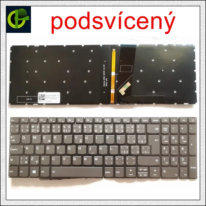 Чешская клавиатура с подсветкой для Lenovo IdeaPad 320 15 15ABR 15AST 15IAP 15IKB 320S 15ISK CZ Словакия