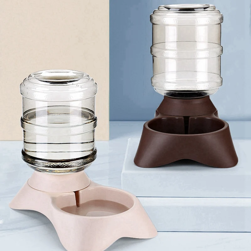 Автоматическая кормушка для домашних животных пластиковая Питьевая Чаша Кошка