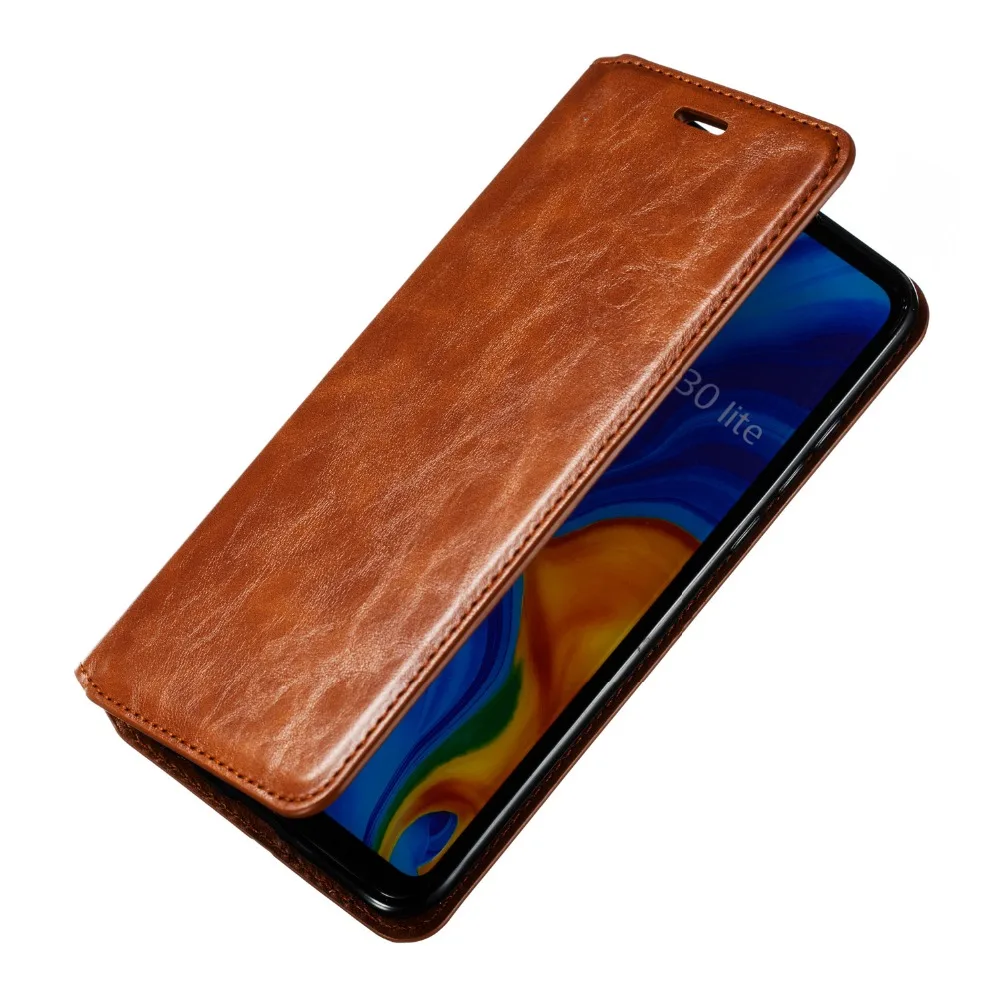 Для huawei P20 P30 Lite P20 P30 Pro ретро кожаный чехол слот для карт чехол на магните для телефона держатель телефона сумка