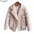 Tcyeek 2020 Новое поступление Ранняя весна женские хлопковые пуховики женское модное зимнее теплое пальто Офисная Женская одежда LWL221