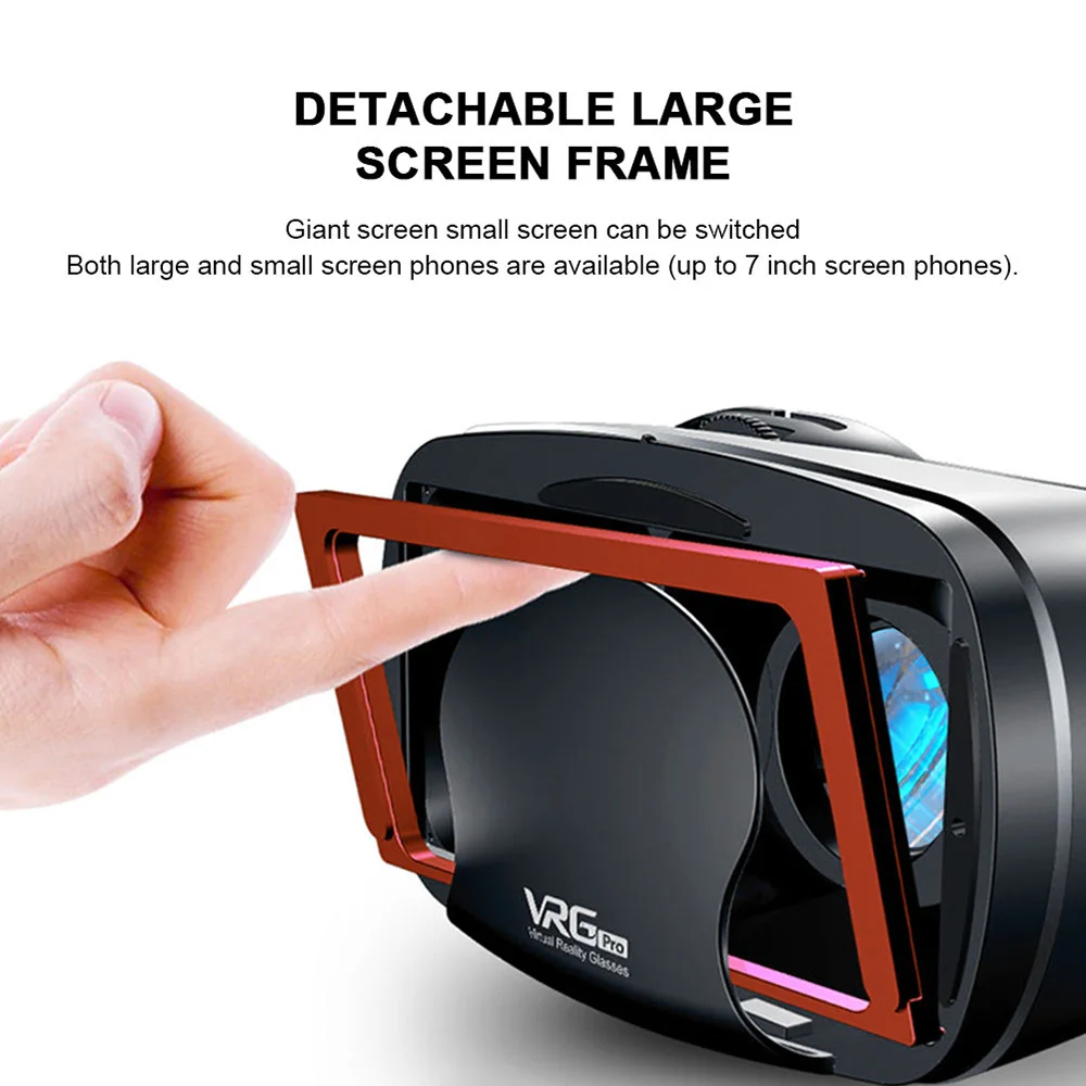 VRG Pro 3D VR Очки виртуальной реальности широкоугольный полноэкранный визуальный