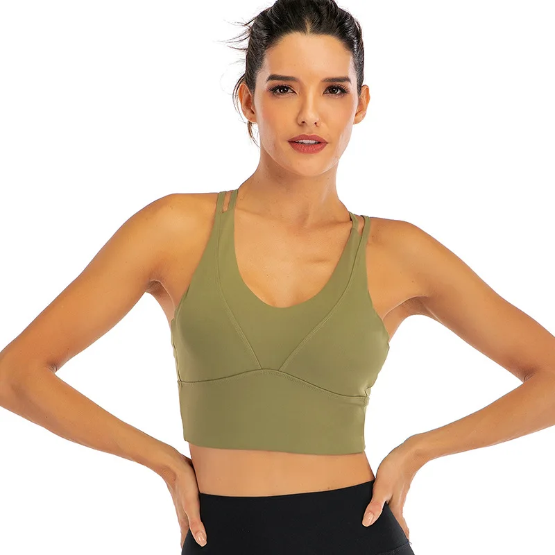 Спортивный бюстгальтер дышащий Женский Топ для йоги фитнеса бюстгальтеры мягкий