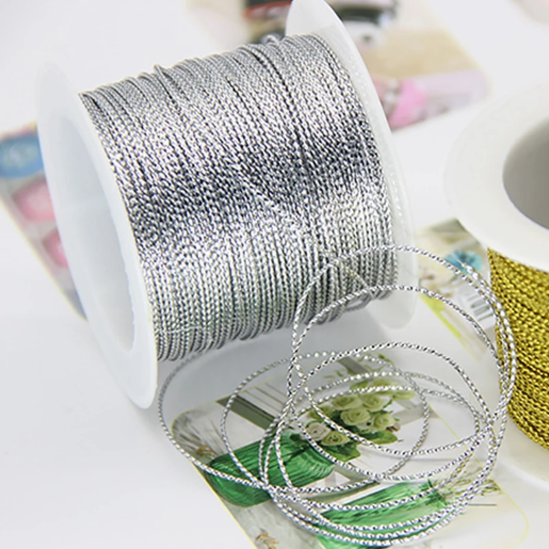 Золотая проволочная бирка 20 м веревка для упаковки ленточная этикетка линия