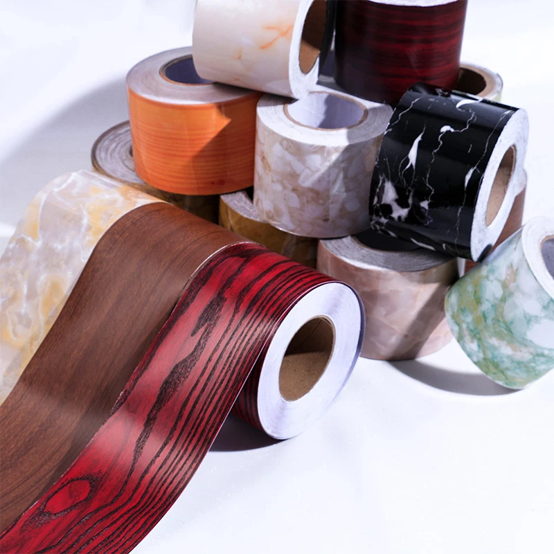 

Self Adhesive Wall Bathroom Borders Tape for Home Kitchen Living Room Floors Stickers Curbstones Vinyl Marble Wood Decorations