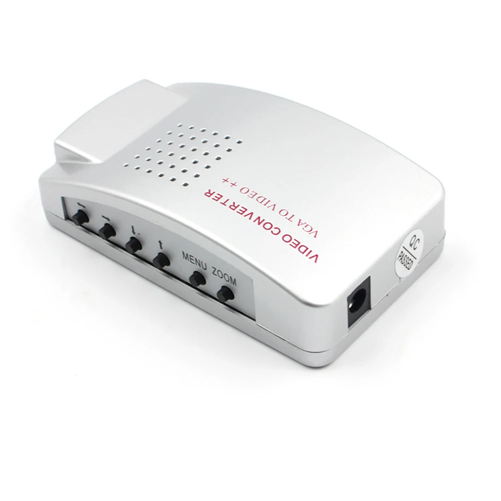 VGA to RCA Switch Box PC TV AV Monitor Composite Video Converter Adapter for Computer Laptop | Электроника