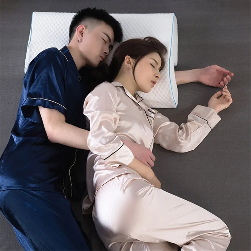 

New Style Couple Pillow Slow Rebound Memory Pressure Pillow Anti-Hand Paralysis Pillow Duet Protection Cervical Pillow