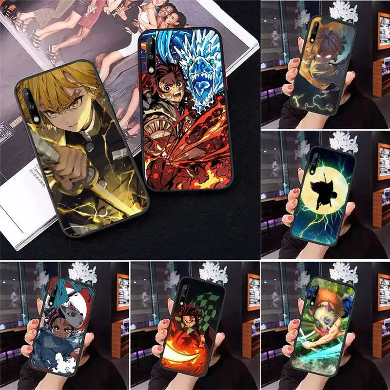 

Demon Slayer Phone Case for Samsung A6 A6S A530 A720 2018 A750 A8 A9 A10 A20 A30 A40 A50 A70 A10S A20S A51 A52 Plus 5G cover