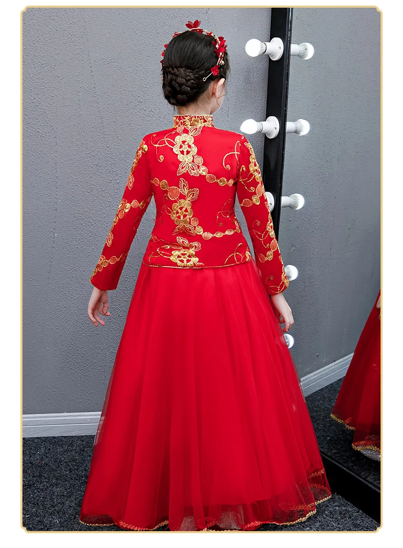 Платье принцессы для девочек элегантные вечерние туфли красоты платье с