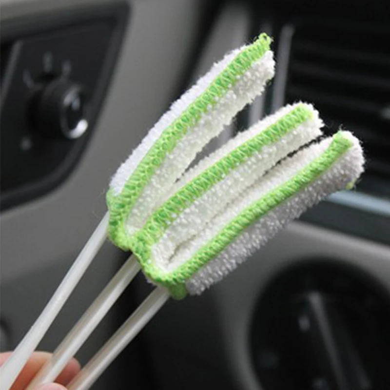 

Car Clean Tools 2 In 1 Cleaning Brush Auto Air-Conditioner Outlet Supplies Versatile Dust Cleaning Brush For Car Accessories
