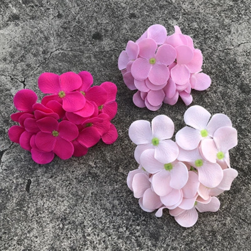 25 шт. Гортензия Мыло Цветок голова Искусственные цветы Свадьба Декор украшение