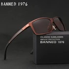 Очки солнцезащитные мужские HD поляризационные, в алюминиевой оправе, аксессуар в винтажном стиле, 2021, 605