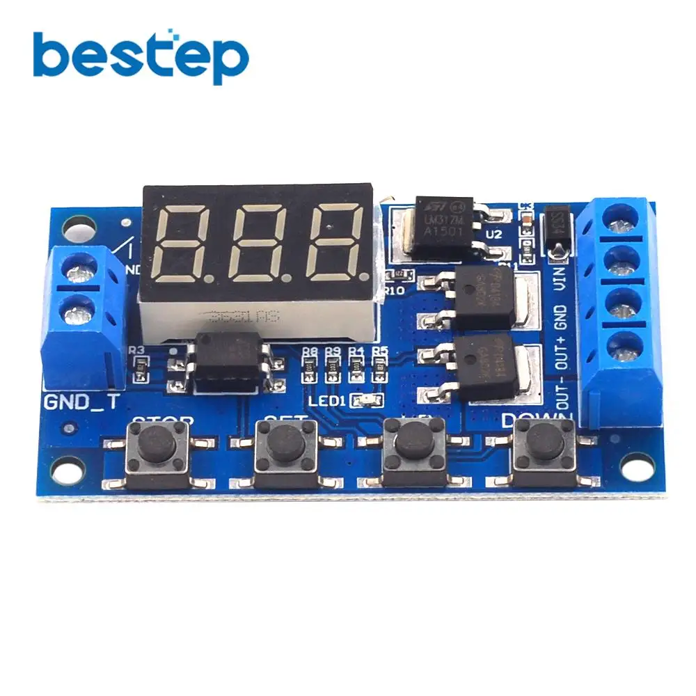 LED реле задержки времени DC 12 В 24 В|Интегральные схемы| |