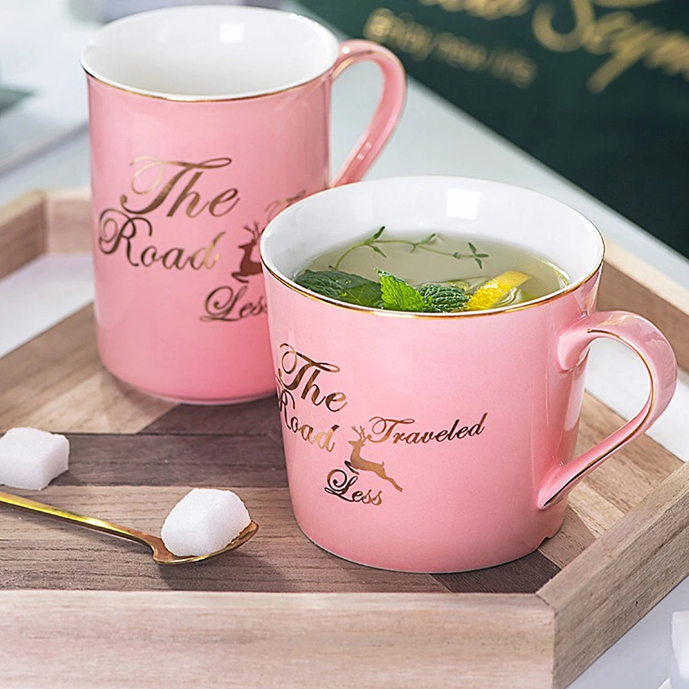 Европейские кофейные кружки креативная керамическая чашка для молока и чая пары