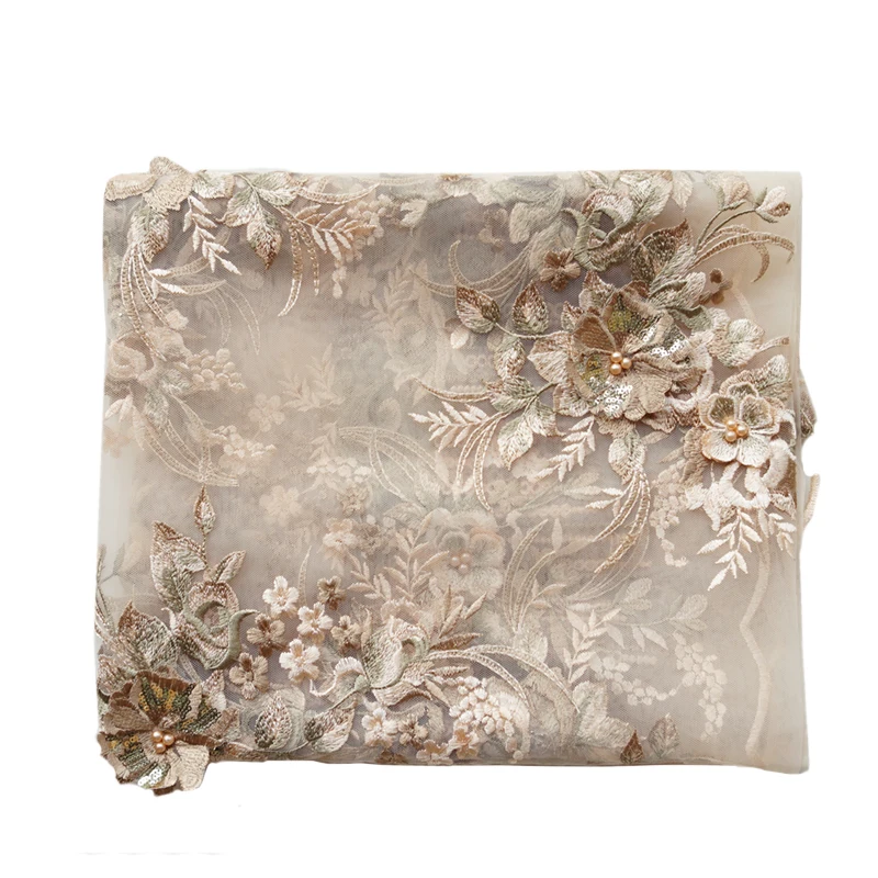 W105 тяжелые Промышленные трехмерные наклейки вышивка бисером мягкая сетка