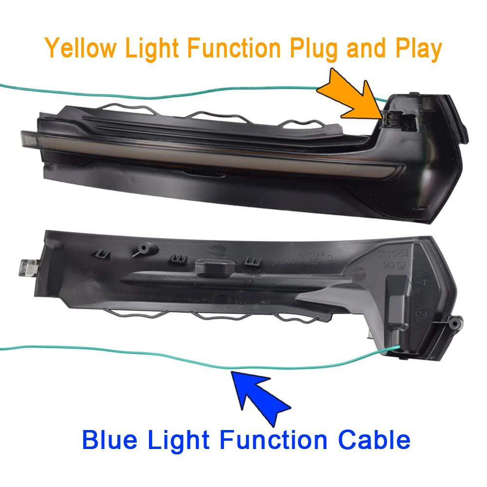 

2 Pcs For Audi A3 8V S3 RS3 2013 2014 2015 2016 2017 2018 Led Dynamic Side Turn Signal Light Sequential Blinker Light