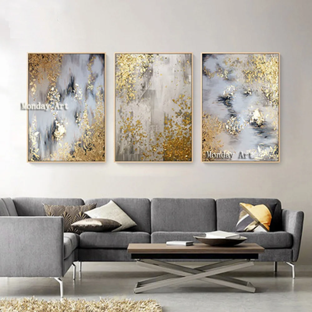 Современная Абстрактная на холсте маслом Картины ручная роспись абстрактный