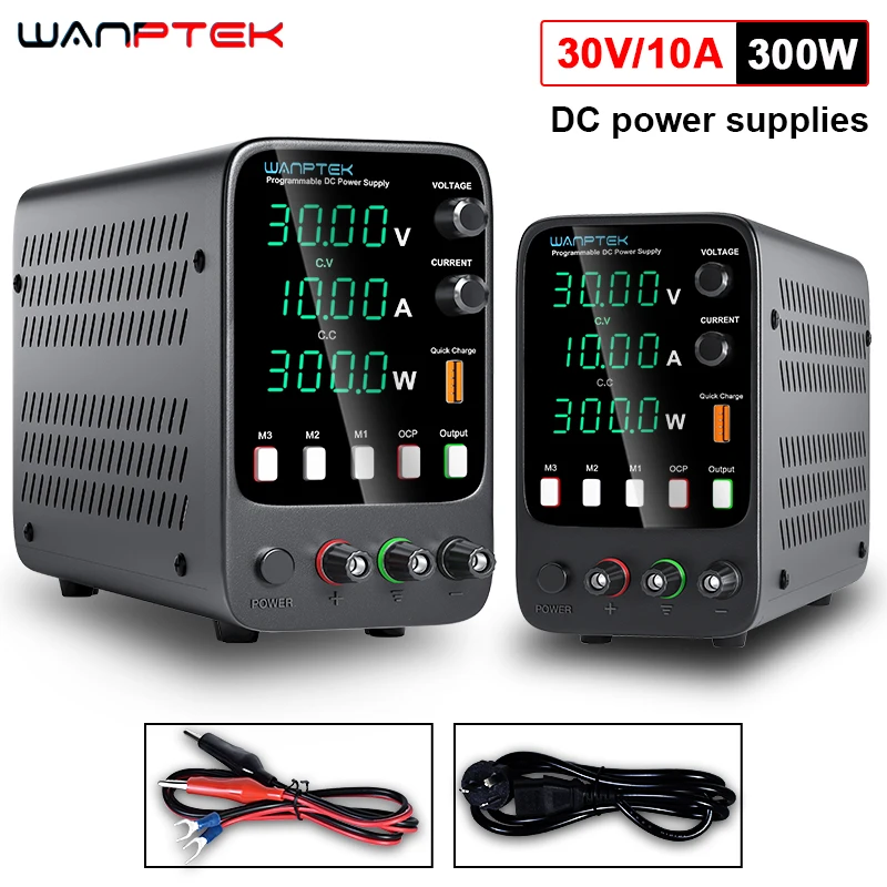 Регулируемый лабораторный источник питания постоянного тока 30 в 10 А с функцией