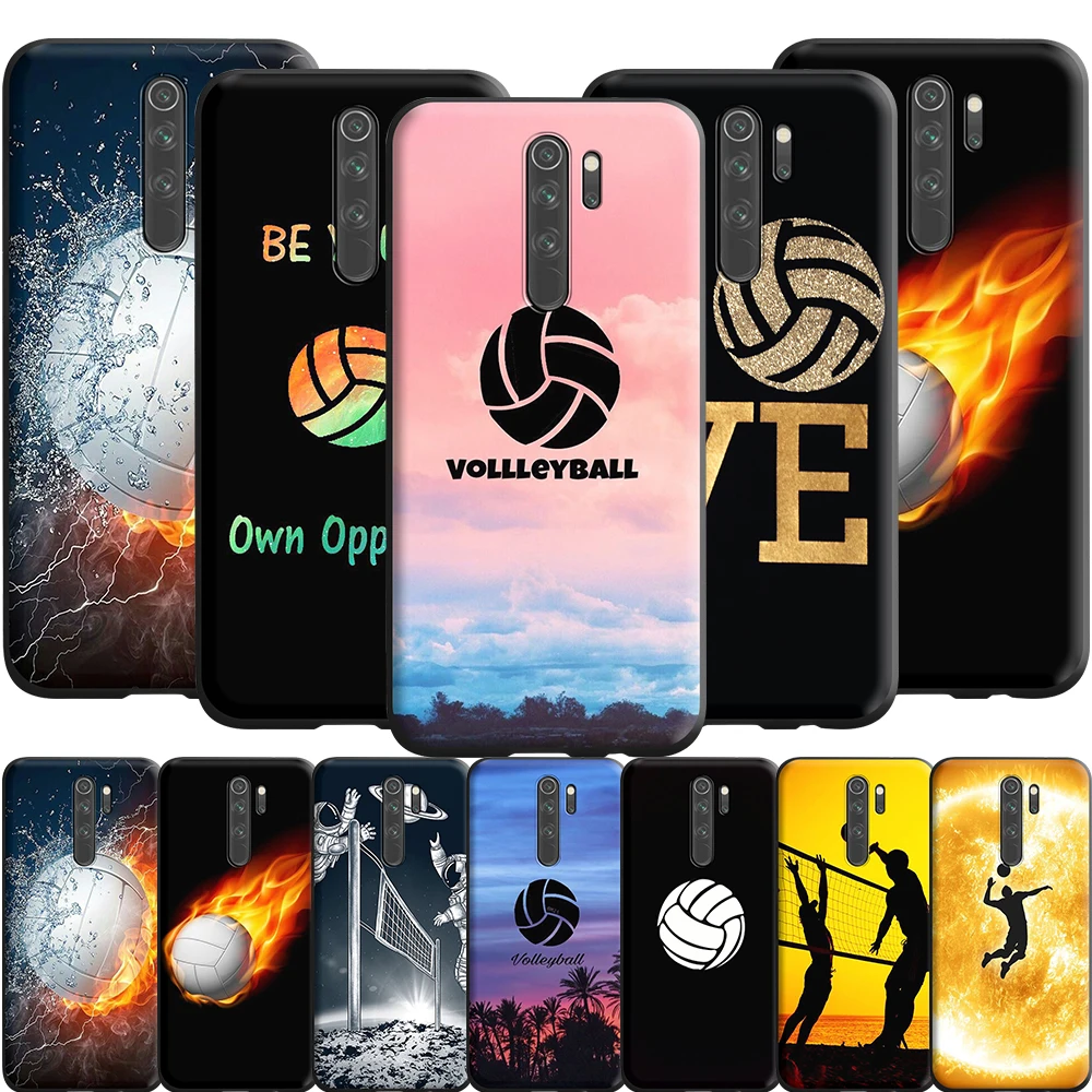 Чехол для волейбола Fire Xiaomi Redmi Note 9 9S 5 6 7 7A 8 8A 8T 9A 9C K20 Pro 9T 10 Max K40|Бамперы| |