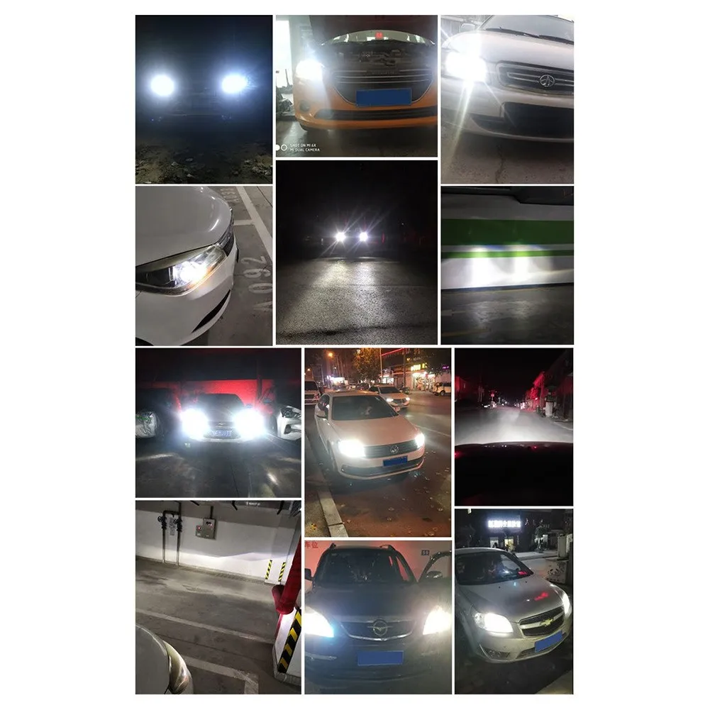 

Передние фары H7, Автомобильные светодиодные лампы 6000K 9-32 В, встроенный концентратор общего назначения