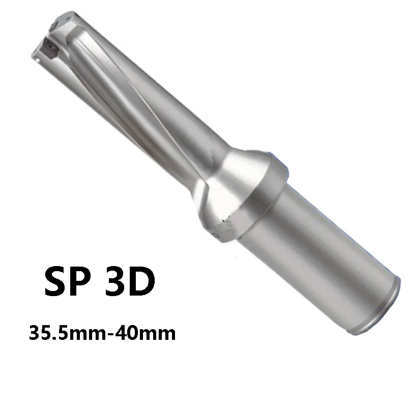 

Indexable Drill Bit 3D SP Type 35.5mm-40mm U Drill Shallow Hole CNC use Carbide Inserts SPMG Lathe C32 SP11 SP09 High Quality