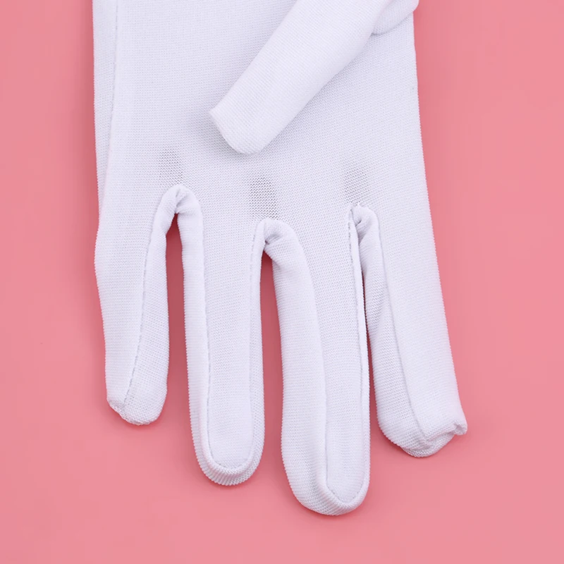 

New Summer Lady Spandex Medium-Long Sunscreen Embroidered Gloves Female Thin Elastic Etiquette Driving Gloves Foe Women Luvas