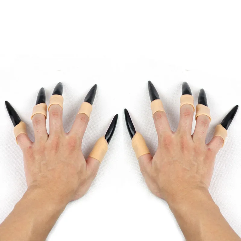 Black Nails Pagan костюм ведьмы Длинный плащ суккуб злой ведьмы человек/Женщины Костюмы на Хэллоуин карнавальные ботинки дьявол ногти/маска вампира - Цвет: Black Nails