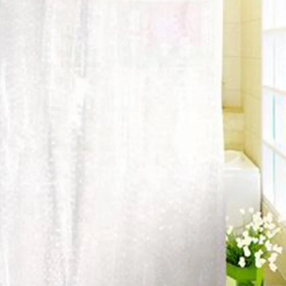 Белая водонепроницаемая шторка для ванной 1 8 х м | Дом и сад