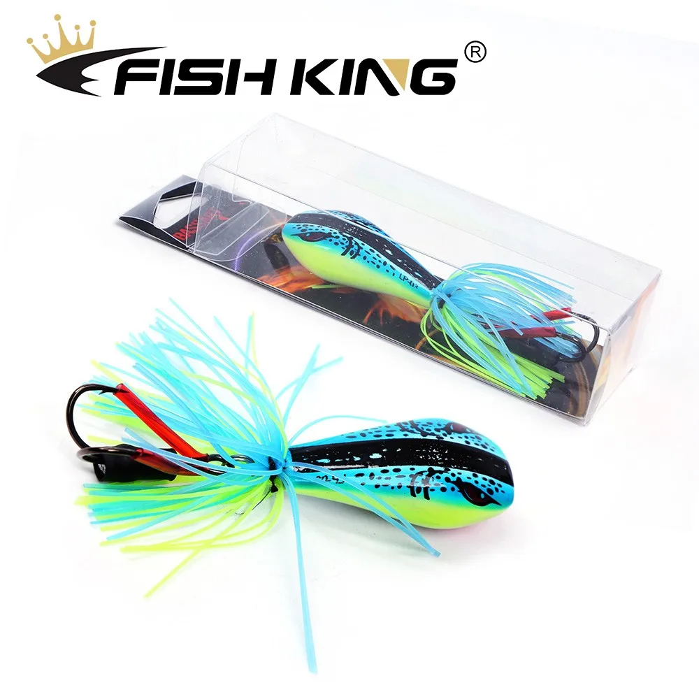 Рыболовная приманка FISH KING 90 мм/10 г жесткая окунь 1 шт. | Спорт и развлечения