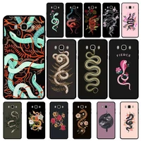 yinuoda hand snake flower snake painting phone case for samsung j 4 5 6 7 8 prime plus 2018 2017 2016 j7 core