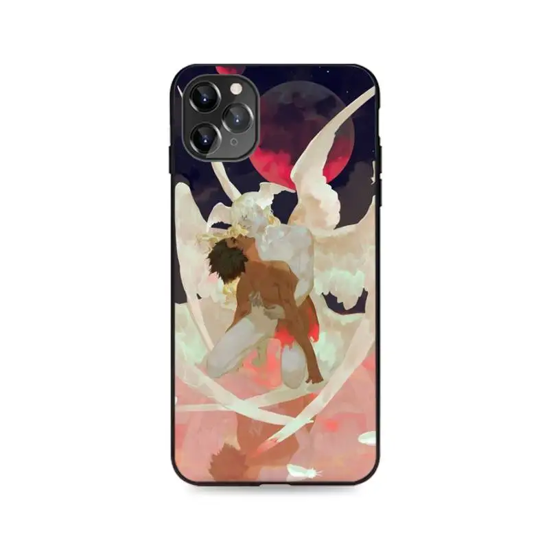 

FHNBLJ Angel devil wings Phone Case For iPhone SE2 11 Pro XS MAX XS XR 8 7 6 Plus 5 5S SE Case