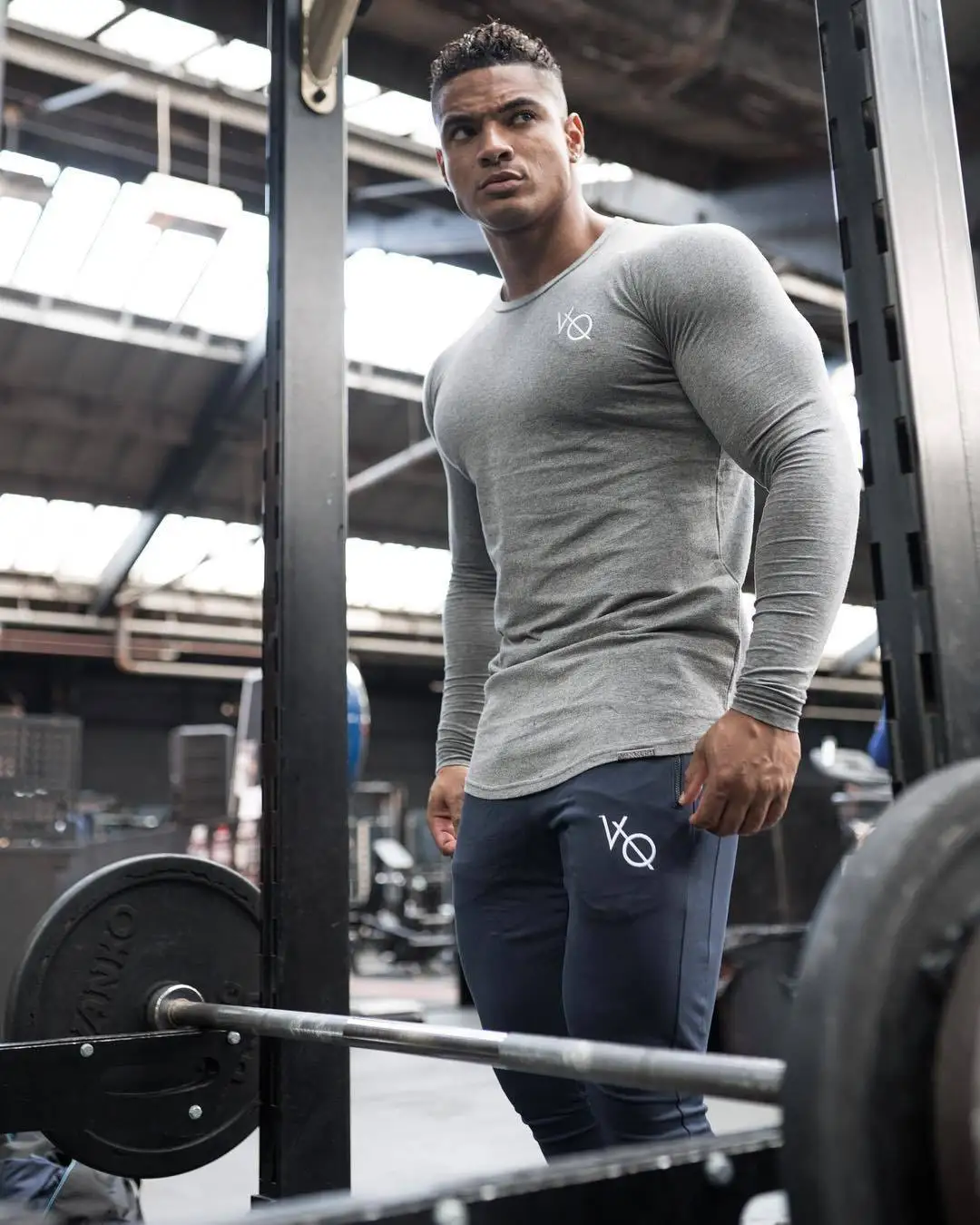 VQ Muscle Dr. стиль Европа и Америка братья спортивные брюки мужские тренировочные фитнес брюки спортивные брюки