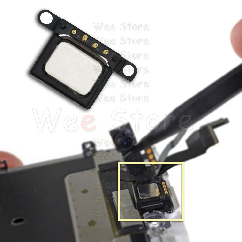 Верхний наушник гибкий для iPhone 6 6s 7 8 Plus 5 5S SE телефон маленький наушник наушники Динамик гибкий кабель