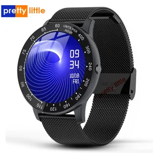 new pph30 custom dial smart watch men women round full touch screen 1 3 inch ip68 waterproof smartwatch for android ios phone free global shipping