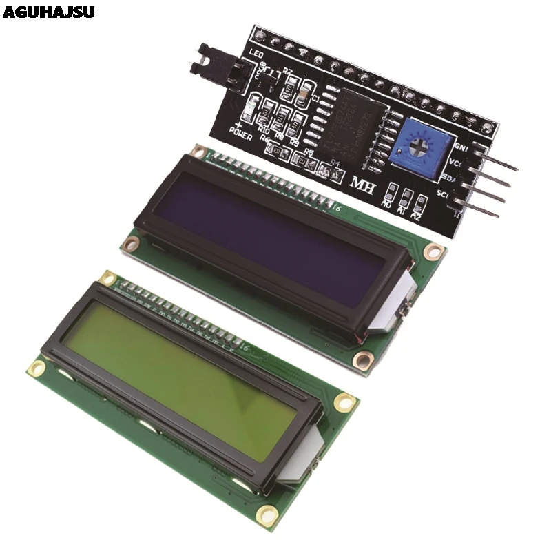 

Модуль IIC/I2C 1602 с синим зеленым ЖК-экраном для arduino 1602 UNO r3 mega2560 LCD 1602, 1 шт./лот