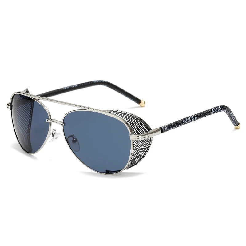 

Fashion Steampunk Sunglasses Brand Design Women Men Vintage Punk Coating Mirror Sun Glasses UV400 Shades Oculos de sol