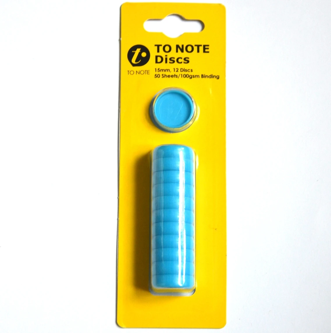 15mm blue 12 шт./партия, прозрачное цветное пластиковое связывающее кольцо, дисковое свободное кольцо, округлое рулон, внутренние книги, офисное хранилище - Color: 15mm blue