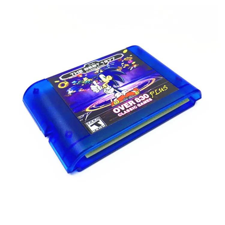 Картридж MD 830 PLUS GENESIS 1277 в 1 для консоли Sega Genesis и MegaDrive | Электроника