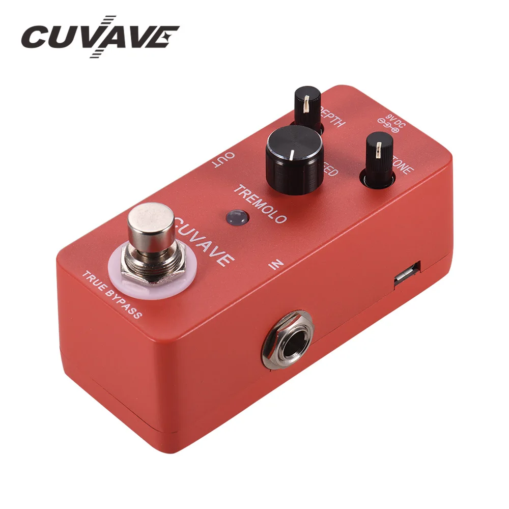 

CUVAVE TREMOLO Classic Tremolo Guitar Effect Pedal Zinc Alloy Shell True Bypass