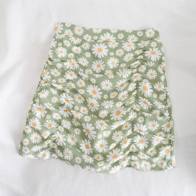 Женская юбка трапециевидной формы с высокой талией Корейская облегающая