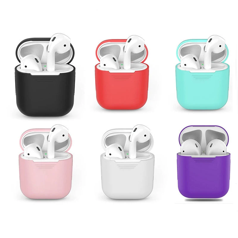 ТПУ силиконовый Bluetooth беспроводной чехол для наушников Защитный чехол для airpods кожа аксессуары для Apple Air Pods зарядная коробка
